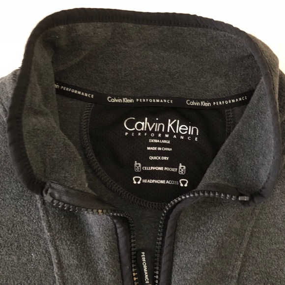 Calvin Klein Performance fleece jacket - Picture 3 of 8